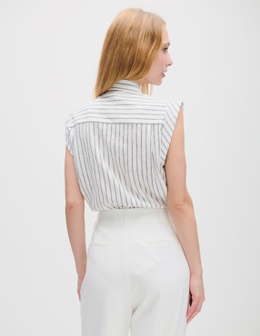 Blusa Julio Azur sin manga para mujer