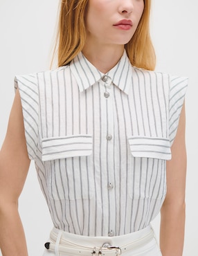 Blusa Julio Azur sin manga para mujer