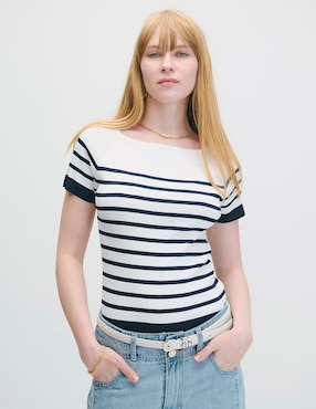 Blusa Julio Marsella manga corta para mujer