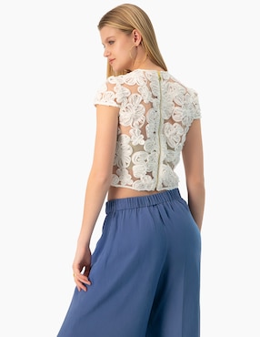 Blusa Ivonne manga corta para mujer