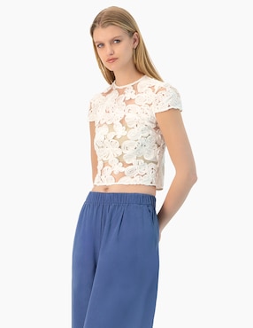 Blusa Ivonne manga corta para mujer