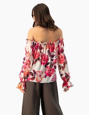 Blusa Ivonne manga larga para mujer