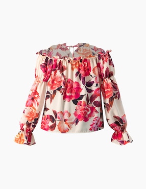 Blusa Ivonne manga larga para mujer