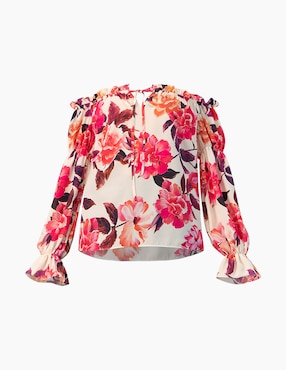 Blusa Ivonne manga larga para mujer