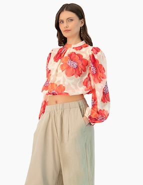 Blusa Ivonne manga larga para mujer