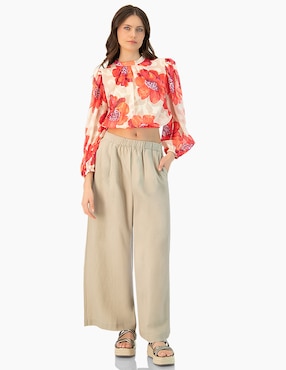 Blusa Ivonne manga larga para mujer