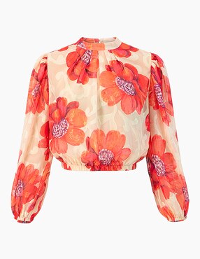 Blusa Ivonne manga larga para mujer