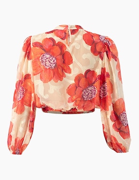 Blusa Ivonne manga larga para mujer