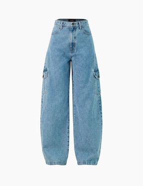 Jeans cargo slim Ivonne para mujer
