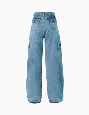 Jeans cargo slim Ivonne para mujer
