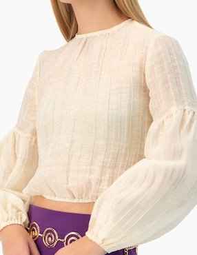 Blusa Ivonne manga larga para mujer