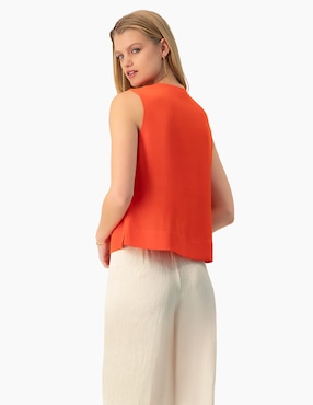 Blusa Ivonne sin manga para mujer