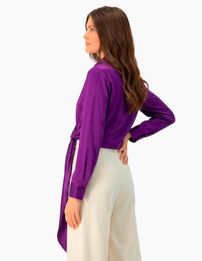 Blusa Ivonne manga larga para mujer