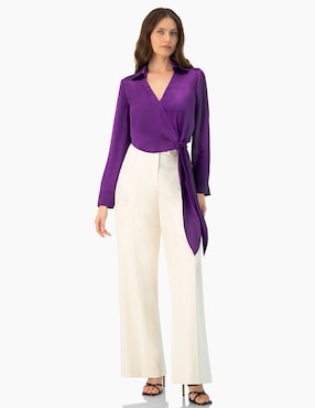 Blusa Ivonne manga larga para mujer