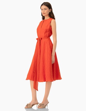 Vestido midi casual Ivonne para mujer