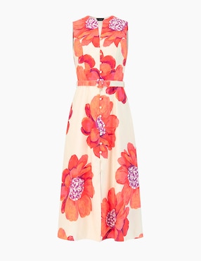 Vestido midi casual Ivonne para mujer