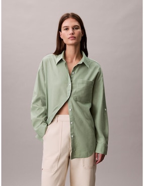 Blusa Calvin Klein manga larga para mujer