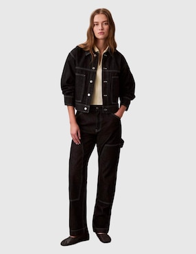 Jeans cargo slim cintura Calvin Klein para mujer