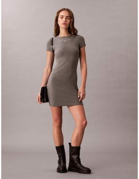 Vestido mini casual Calvin Klein para mujer