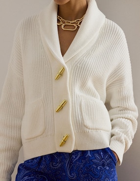 Suéter Lauren Ralph Lauren cuello solapa para mujer