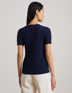 Suéter Lauren Ralph Lauren cuello redondo para mujer