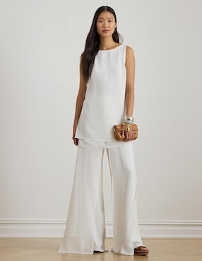 Pantalón acampado Lauren Ralph Lauren amplio para mujer