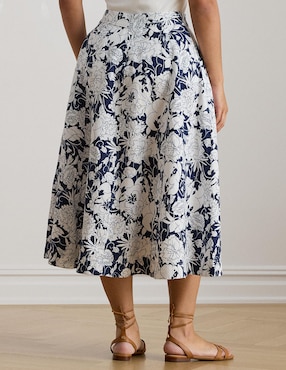 Falda crop Lauren Plus a la cintura