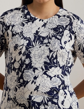 Blusa Lauren Plus manga corta para mujer