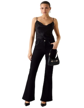 Jeans flare a la cintura Guess para mujer