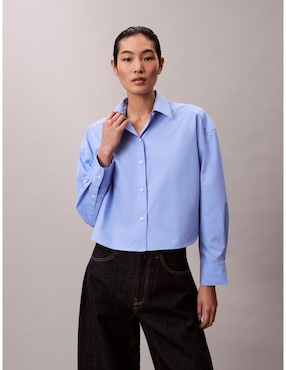 Blusa Calvin Klein manga larga para mujer