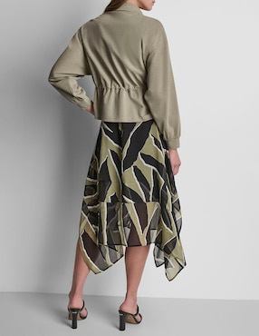 Chamarra casual Dkny de algodón para mujer
