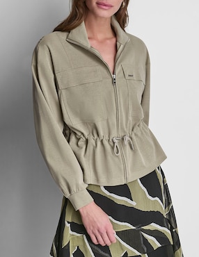 Chamarra casual Dkny de algodón para mujer