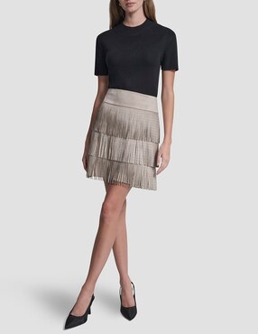 Falda corta Dkny a la cintura