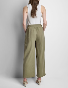 Pantalón coulotte dkny amplio para mujer