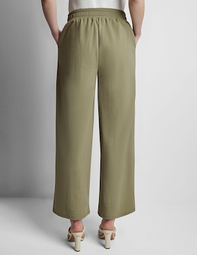 Pantalón coulotte dkny amplio para mujer