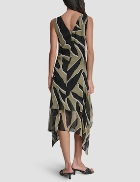 Vestido midi casual Dkny para mujer