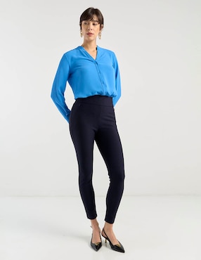 Legging julio a la cintura alta con elástico para mujer