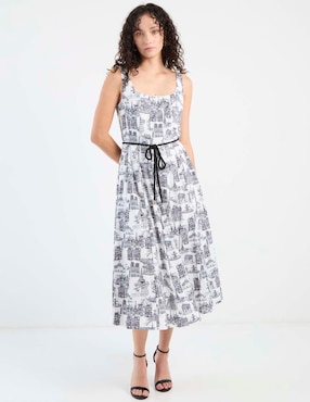 Vestido largo casual Karl Lagerfeld Paris para mujer