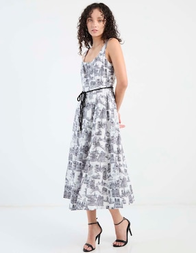 Vestido largo casual Karl Lagerfeld Paris para mujer