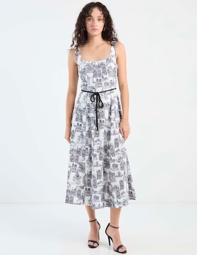 Vestido largo casual Karl Lagerfeld Paris para mujer