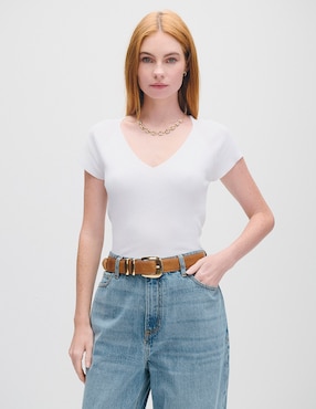 Blusa Julio manga corta para mujer