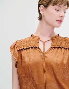Blusa manga corta Julio para mujer
