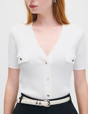 Blusa manga corta Julio para mujer