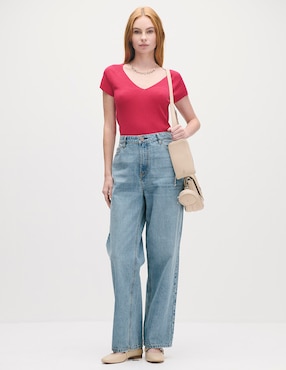 Blusa manga corta Julio para mujer