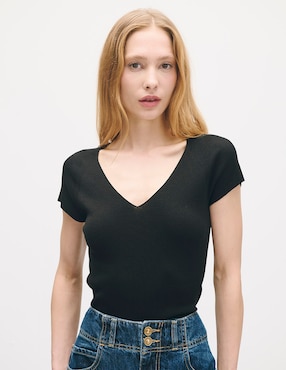 Blusa manga corta Julio para mujer