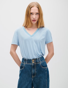 Blusa manga corta Julio para mujer