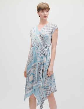 Vestido a la rodilla casual Julio Napoli para mujer