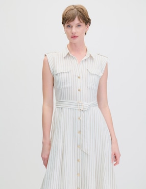 Vestido midi casual Julio Napoli para mujer