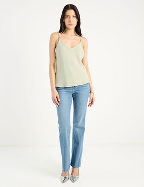 Blusa Guess sin manga para mujer