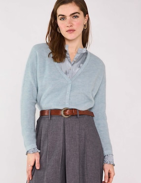 Suéter Maison 123 cuello V para mujer